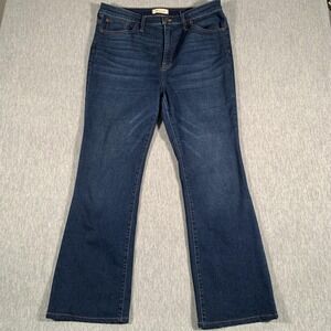 Madewell Women's Flare Jeans in Dark Blue